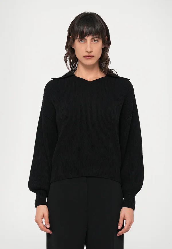 FAUST - Strickpullover - schwarz