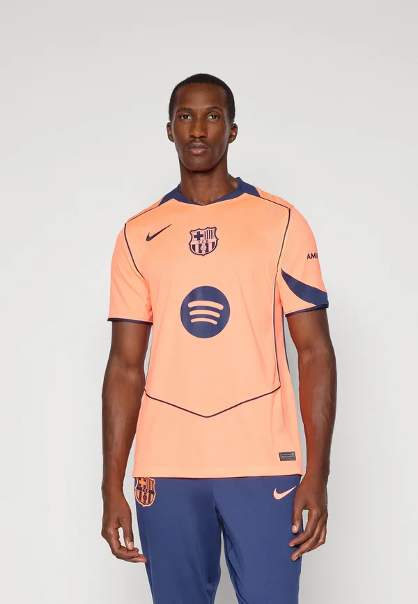 FC BARCELONA 2025/26 STADIUM THIRD - Vereinsmannschaften - bright mango/midnight navy