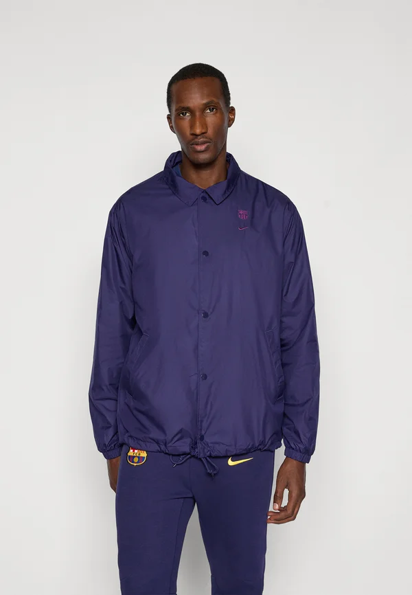 FC BARCELONA CLUB COACHES JACKET - Windbreaker - imperial purple/bright grape