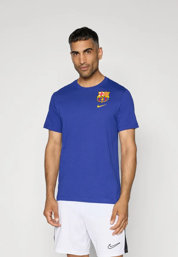 FC BARCELONA CREST TEE - Vereinsmannschaften - deep royal blue