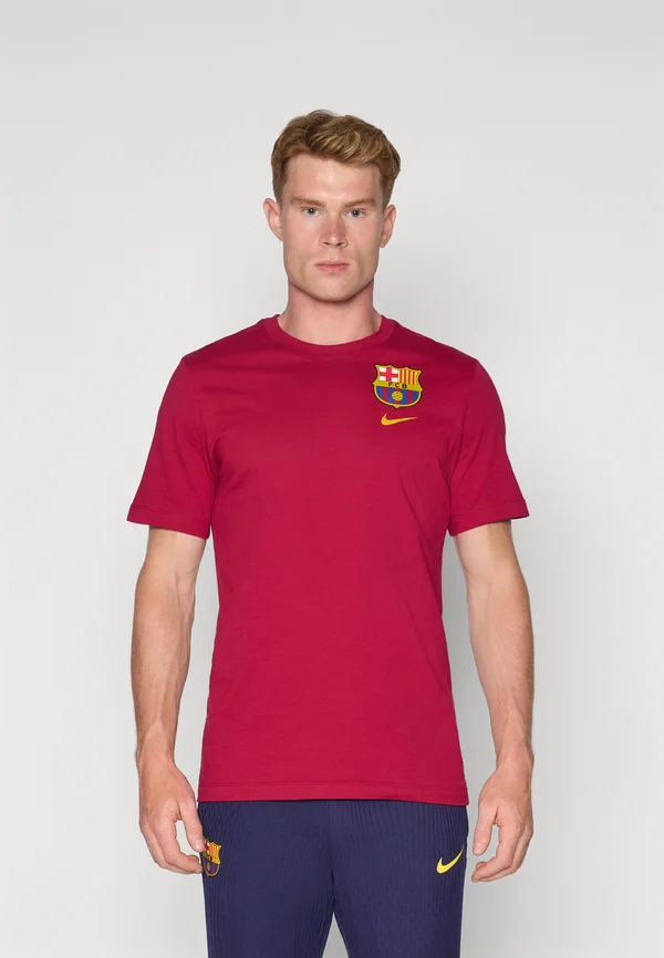 FC BARCELONA CREST TEE - Vereinsmannschaften - noble red