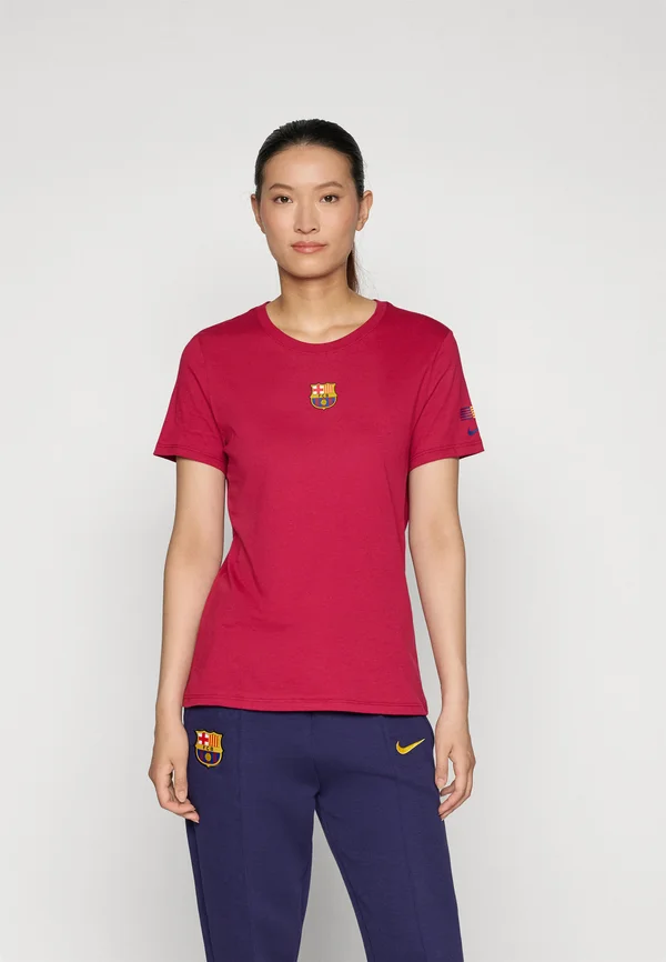 FC BARCELONA CREST TEE - Vereinsmannschaften - noble red