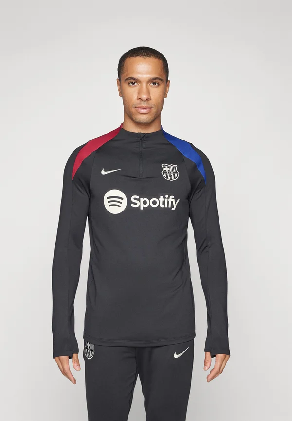 FC BARCELONA M NK DF STRK DRILL TOP K - Langarmshirt - black/noble red/orewood brown