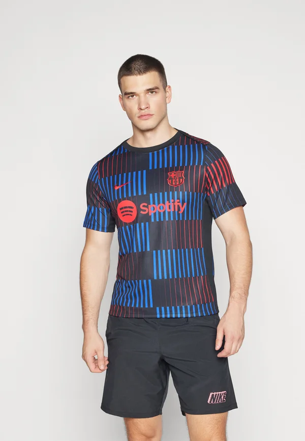 FC BARCELONA NIKE DF ACADEMY SHORT SLEEVES TOP AWAY PRE-MATCH - Vereinsmannschaften - black/university red