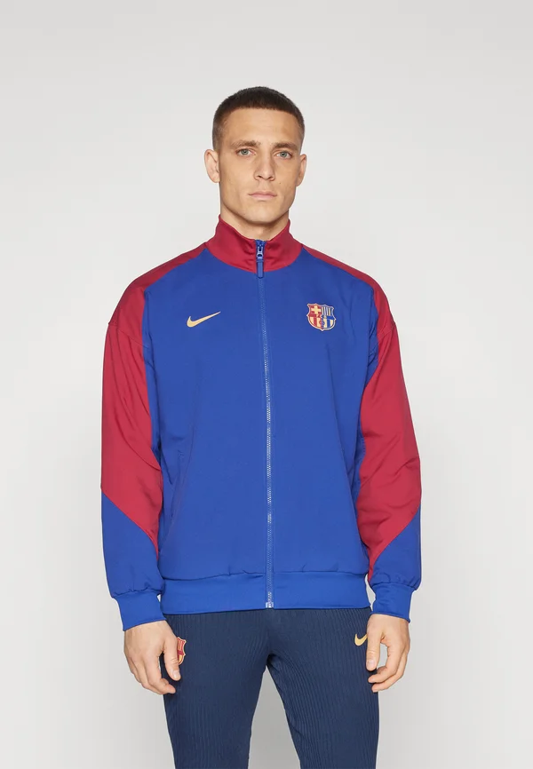 FC BARCELONA STRIKE ANTHEM JACKET HOME - Vereinsmannschaften - deep royal blue/noble red/club gold