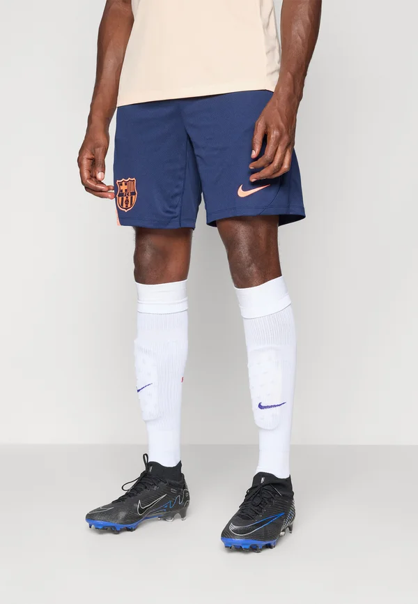 FC BARCELONA STRIKE SHORT - Vereinsmannschaften - midnight navy/bright mango