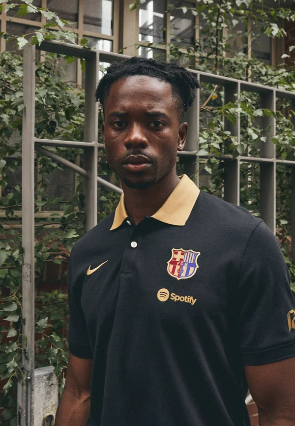 FC BARCELONA THE NIKE POLO DF 2.0 - Poloshirt - black/club gold