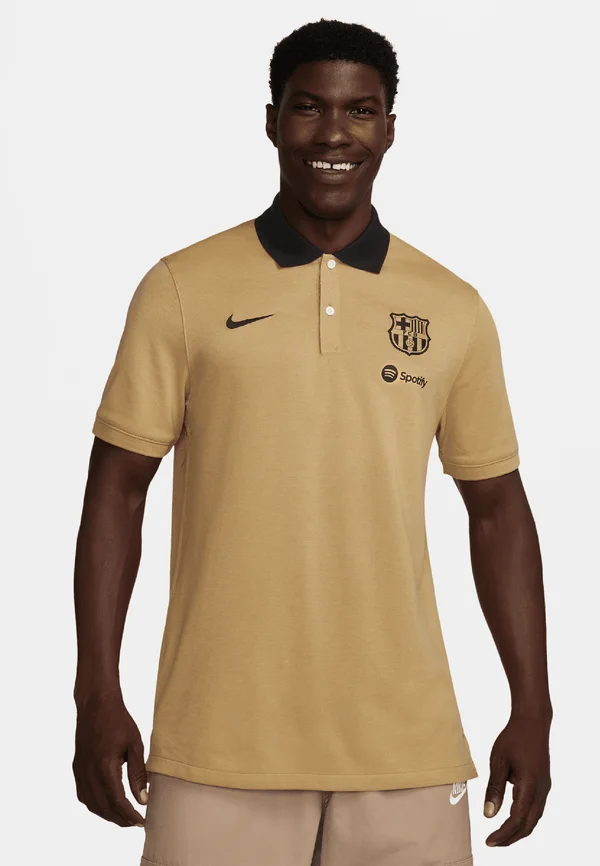 FC BARCELONA THE NIKE POLO DF 2.0 - Poloshirt - club gold/black