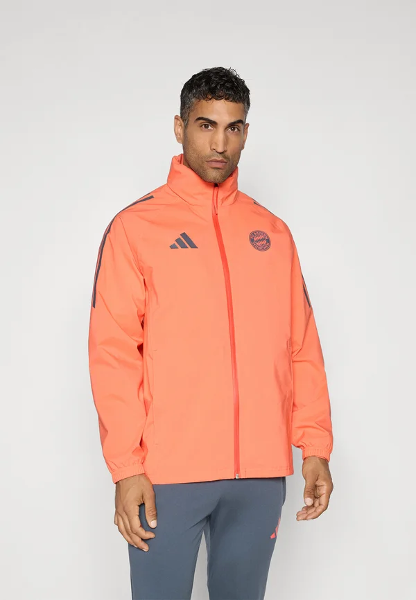 FC BAYERN 2025/2026 TIRO24 RAIN JACKET - Vereinsmannschaften - easy coral