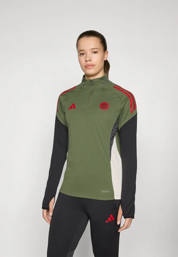 FC BAYERN 2025/2026 TIRO25 EUROPEAN COMPETITION TRAINING TOP - Vereinsmannschaften - base green