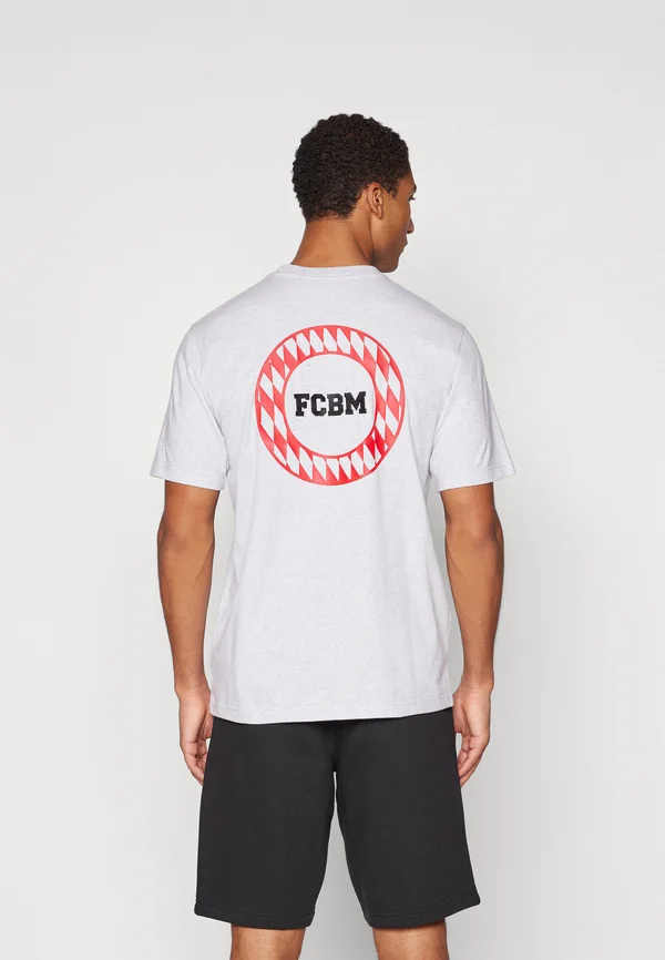 FC BAYERN MUENCHEN  - T-Shirt print - light grey heather