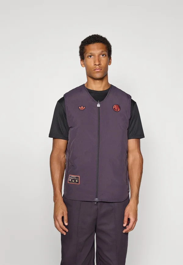 FC BAYERN MUNICH ICON VEST - Weste - aurora black/base green