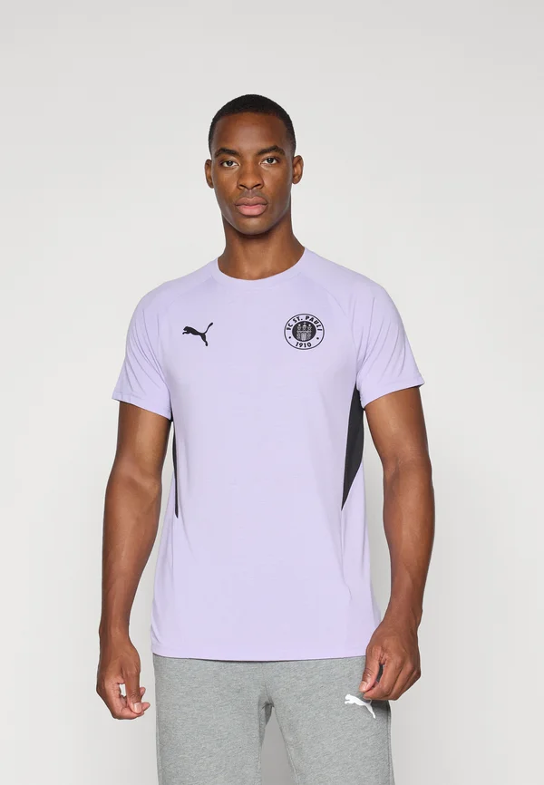 FCSP EVOSTRIPE TEE - T-Shirt print - vivid violet/black