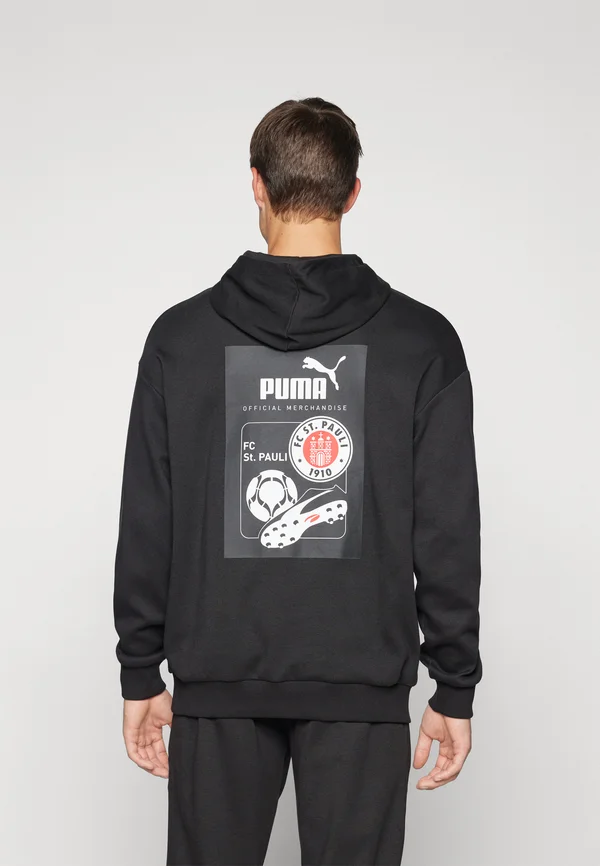 FCSP RETRO GRAPHIC HOODIE - Vereinsmannschaften - black/white