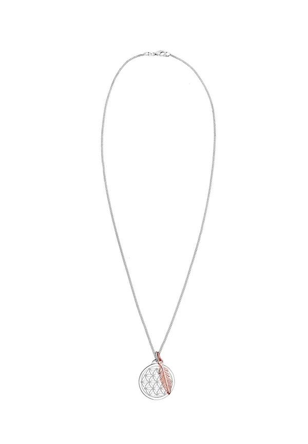 FEATHER - Halskette - silver-coloured