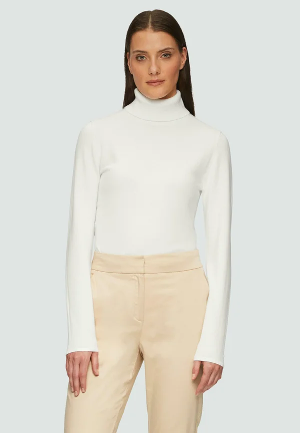 FEINER ROLLKRAGEN - Strickpullover - ecru