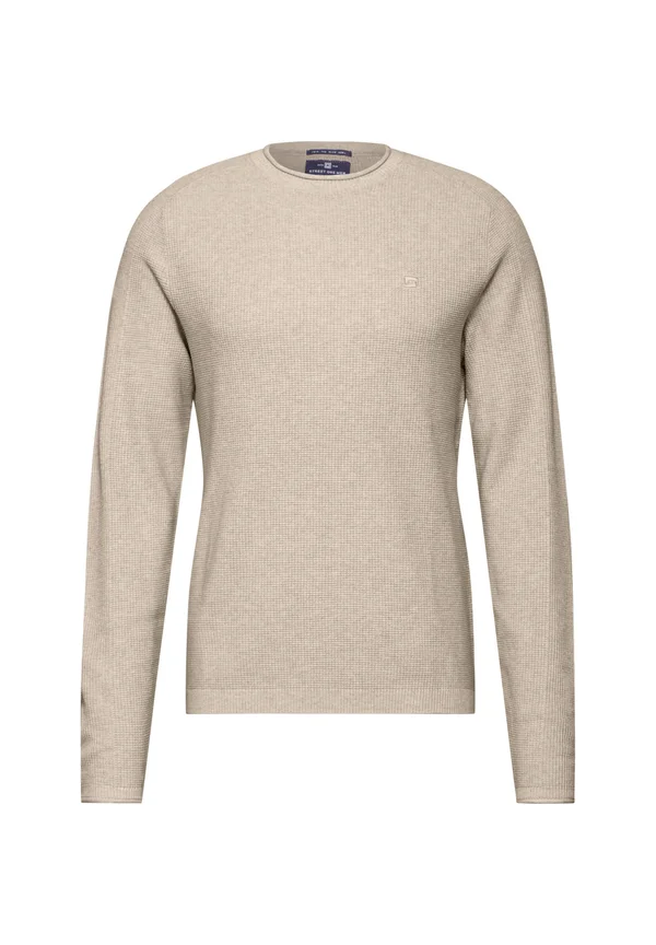 FEINER STRUKTUR - Strickpullover - beige