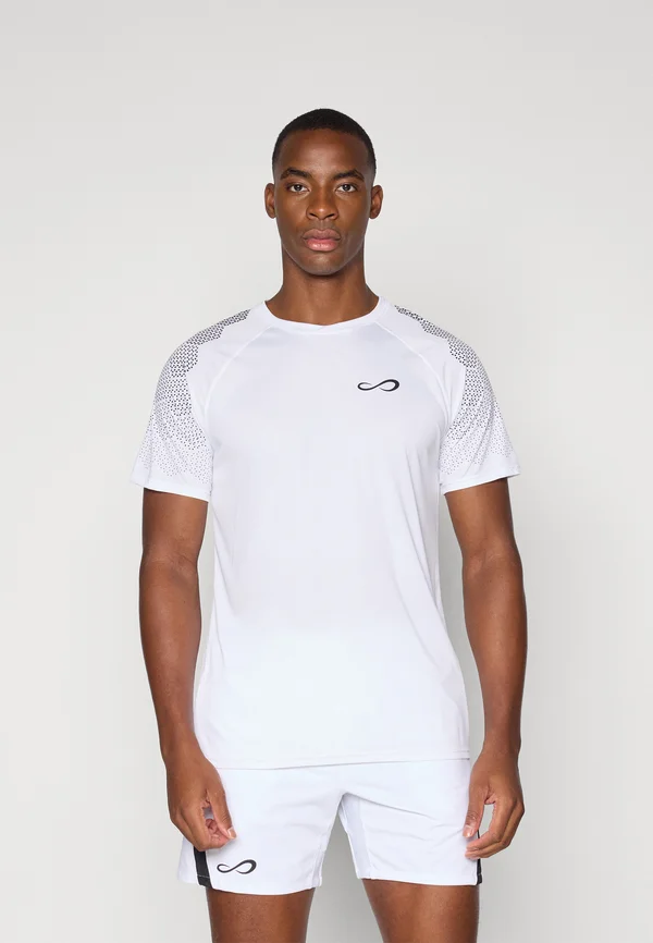 FEISTY HEXAGON - T-Shirt print - white