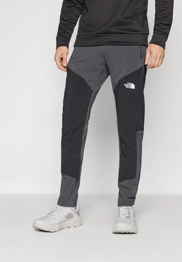 FELIK SLITAPERED PANT - Outdoor-Hose - asphalt grey/black