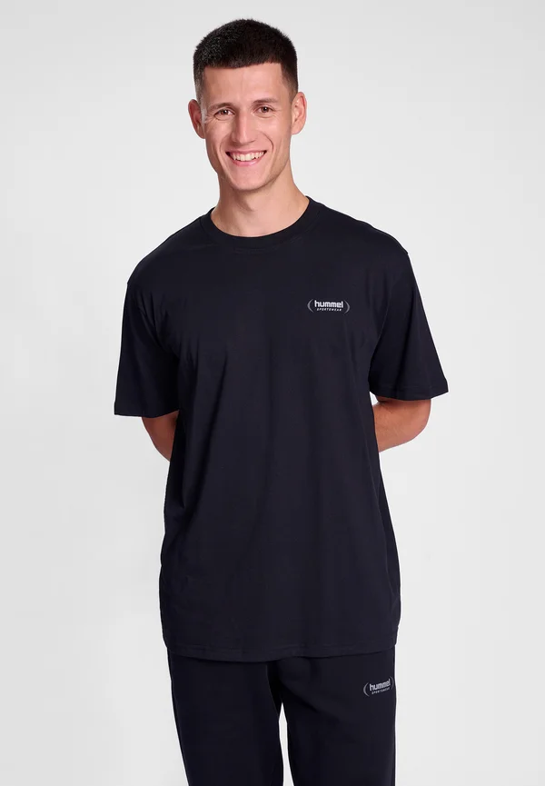 FELIX LOOSE TEE - T-Shirt basic - black