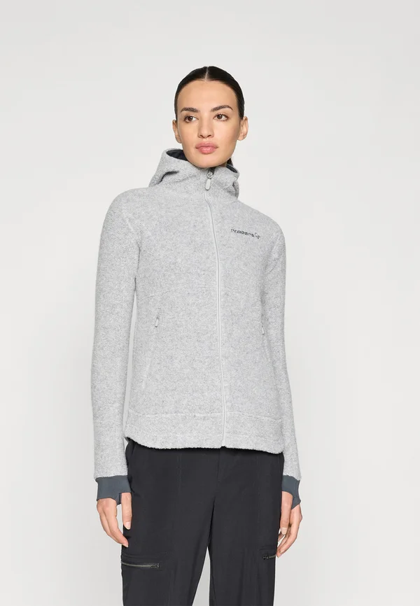 FEMUND HOOD - Fleecejacke - drizzle