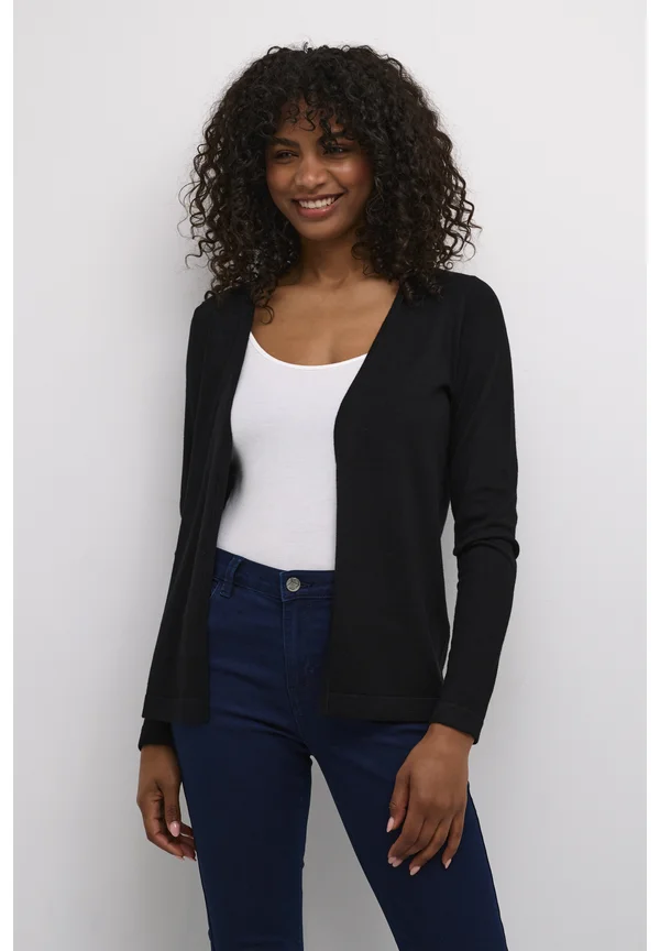 FENIA ASTRID - Strickjacke - black deep