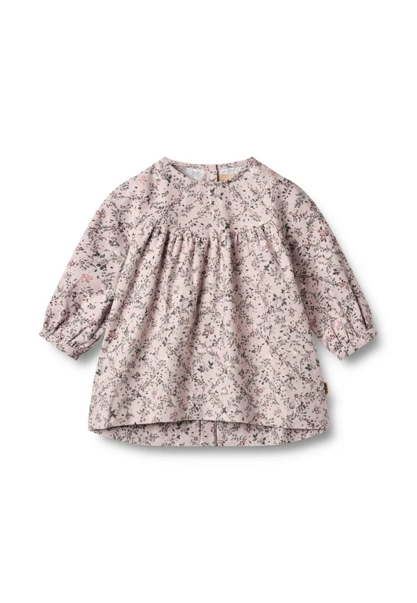 FENJA - Blusenkleid - lilac checked flowers