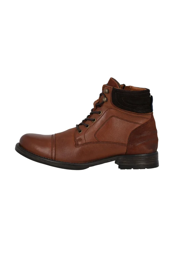 FERBEN - Schnürstiefelette - braun