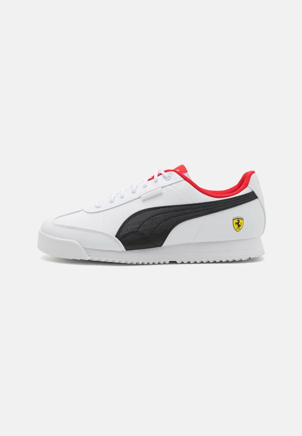 FERRARI ROMA VIA UNISEX - Sneaker low - white/black