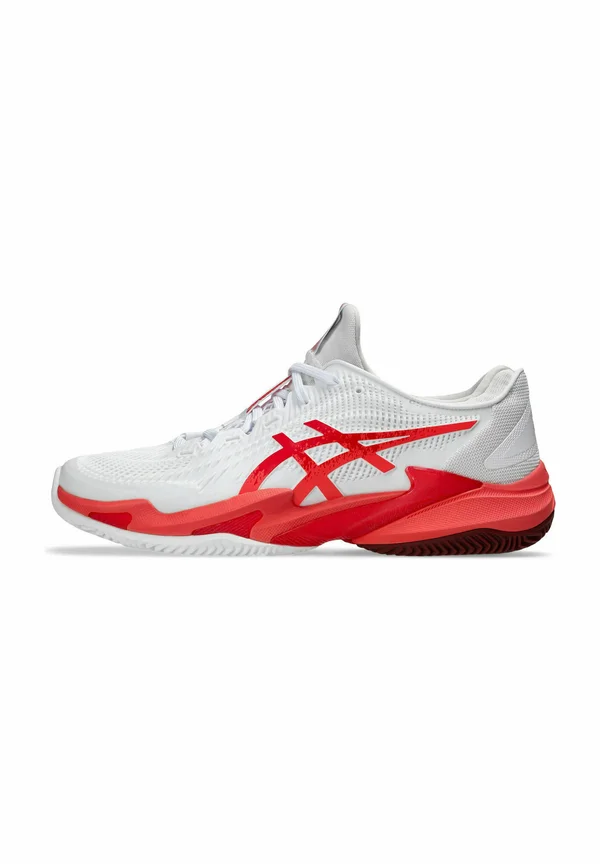 FF 3 NOVAK - Tennisschuh für Sandplätze - white electric red