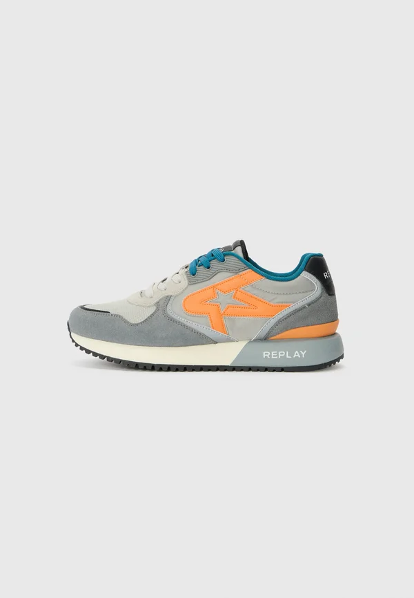 FIBER M TONAL - Sneaker low - grey orange