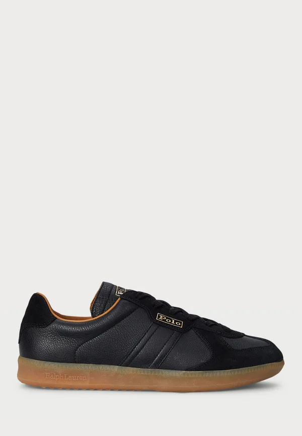 FIELD COURT 100 LEATHER-SUEDE SNEAKER - Sneaker low - black