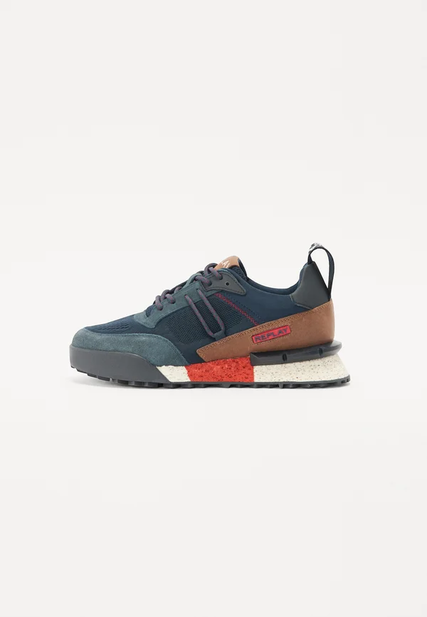 FIELD JUPITER ENGINEREED - Sneaker low - navy