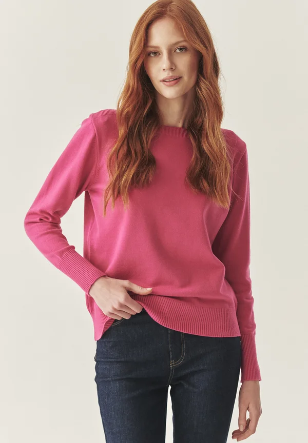 FIFER - Strickpullover - dark pink