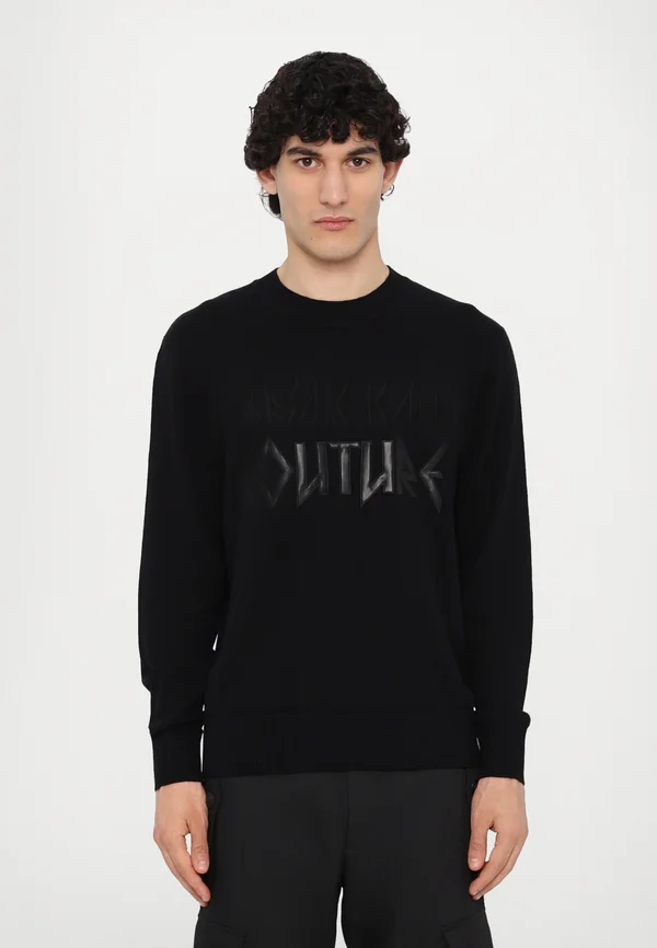 FIL - Strickpullover - black