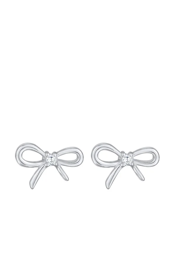 FILIGREE BOWS - Ohrringe - silberfarben