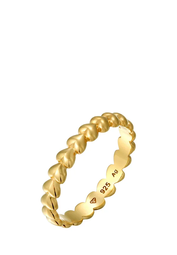 FILIGREE HEART - Ring - gold-coloured