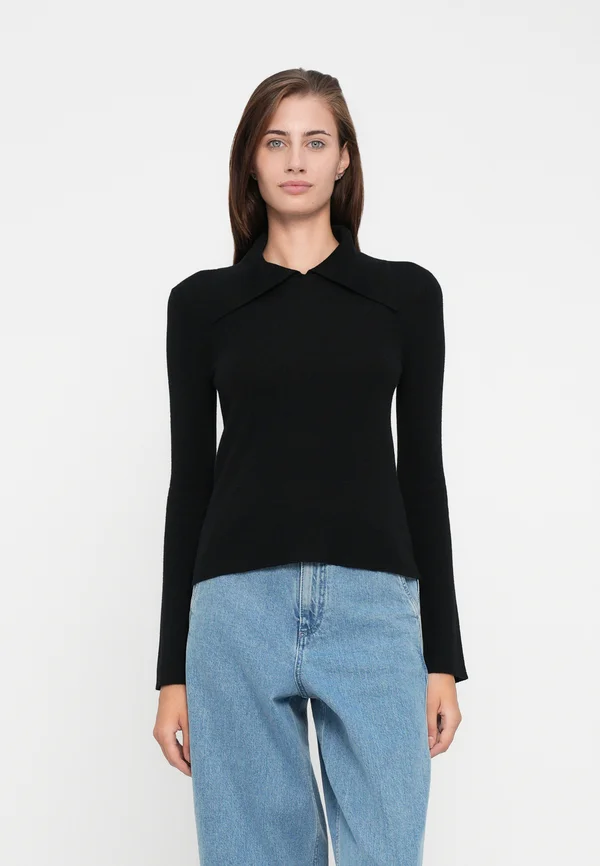 FILOMENA - Strickpullover - black