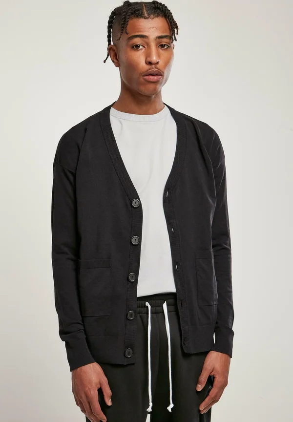 FINE - Strickjacke - black