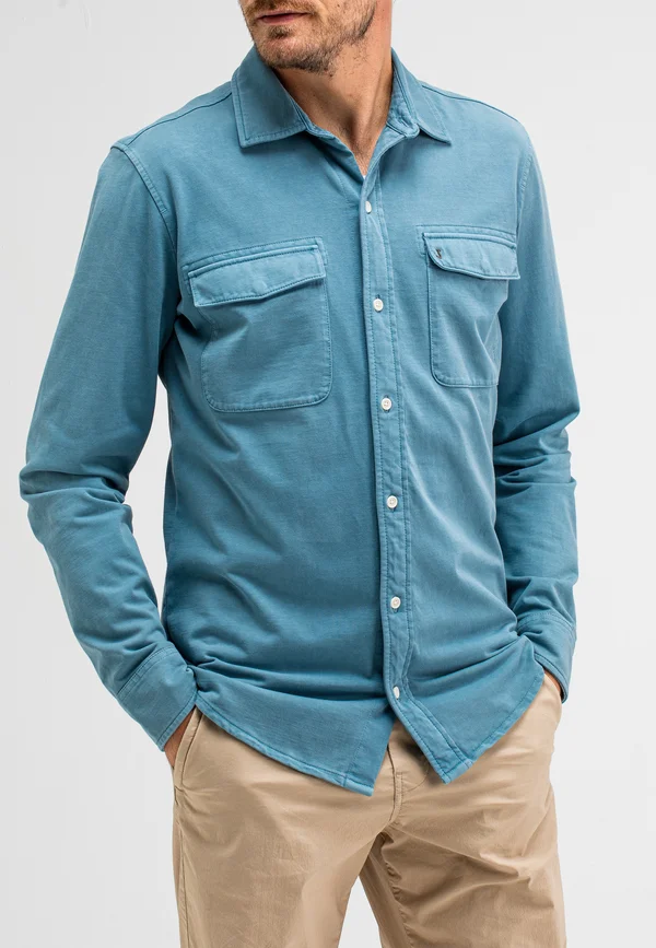 FINN POCKET  - Leichte Jacke - lagoon blue