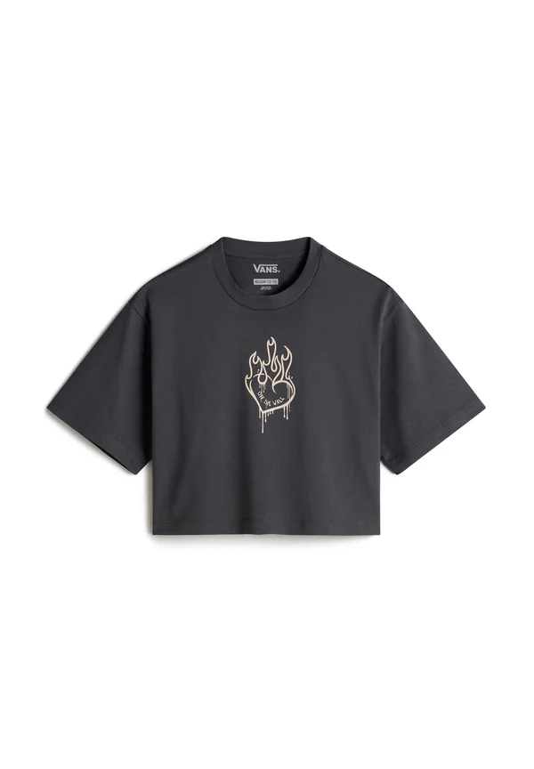 FIRE IN YOUR HEART - T-Shirt print - asphalt