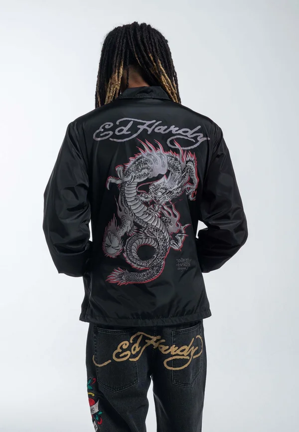 FIREBALL DRAGON COACH - Übergangsjacke - black