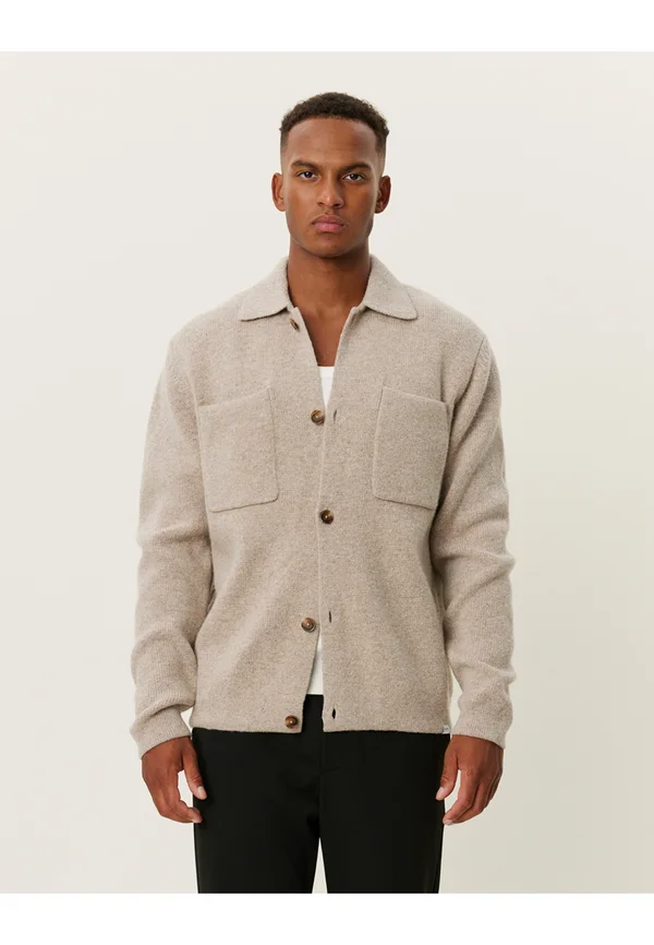 FISCHER MILANO - Strickjacke - light desert sand melange