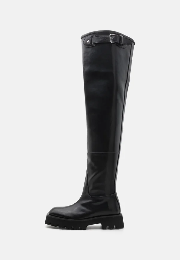 FISHERMAN BOOTS - Overknees - black