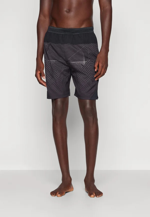 FIT AIR TRAINING SHORTS - Kurze Sporthose - deep black/desert sand