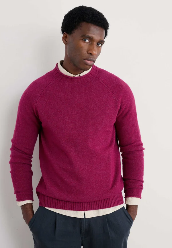 FITCHER LONG SLEEVE - Strickpullover - purple cassis