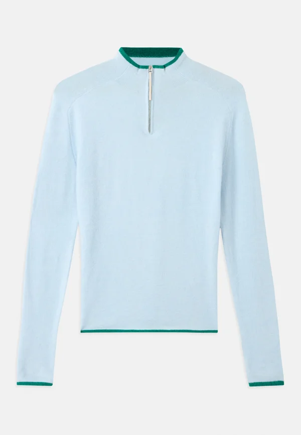 FITTED LONGSLEEVE UNISEX - Strickpullover - alice blue