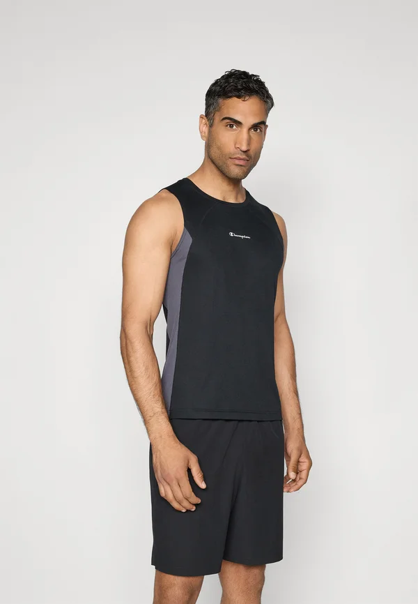 FITTED TRAINING TANK - Top - black