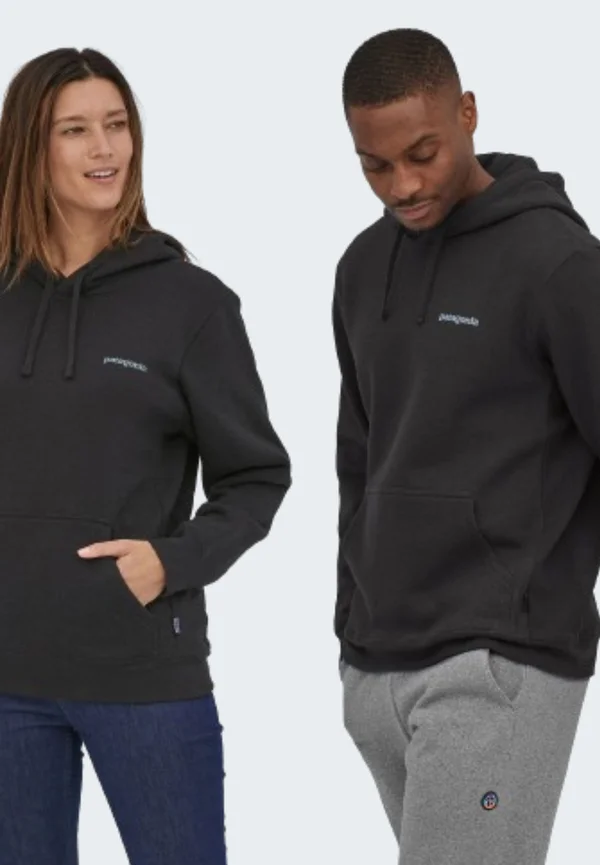 FITZ ROY ICON UPRISAL - Kapuzenpullover - ink black
