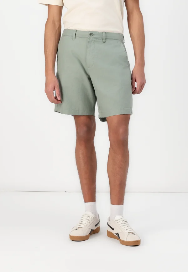FIXED WAIST SHORT - Shorts - gasoline green
